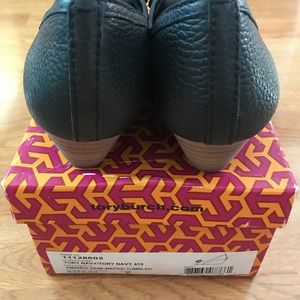 Tory Burch Shoes - Tory Burch Navy Wedges Tory Burch Shoes - Tory Burch Navy Wedges